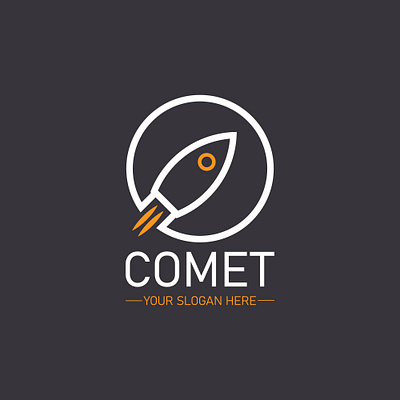 Rocket ship logo design brand identity branding design flat illustrator logo logo design logodesign minimal vector