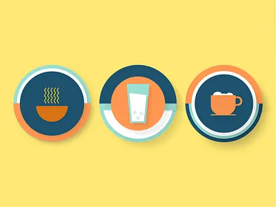 Cafeteria Icons caffè vector