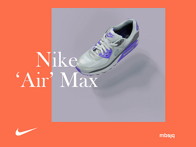 Nike ‘Air’ Max 3d artist c4d c4dart cinema 4d cinema4d houdini illustration nike nike air max nikeair nikeairmax poster surreal type typography web