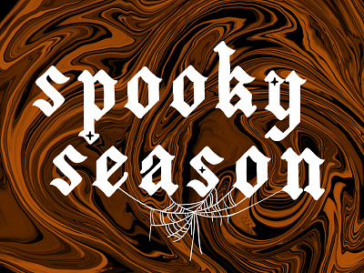 Spooky Season drawing halloween illustration lettering procreate spooky