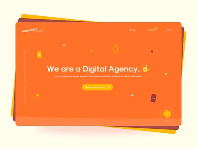 Digital Agency - Website design landing landing design landing page landing page design ui ui ux uidesign uiux ux web web design webdesign website website design