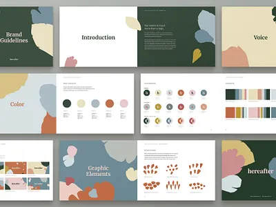 Hereafter Brand Guidelines art direction branding design graphic design layout logo los angeles orange county