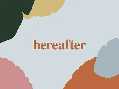 Hereafter Branding art direction branding color design graphic design logo los angeles orange county pattern