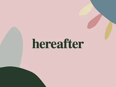 Hereafter Branding art direction branding color design graphic design layout logo los angeles orange county pattern