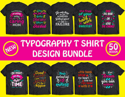 New custom typography t shirt design bundle art branding bundle offer bundle tshirt calligraphy custom design custom tshirt design fashion hoodies illustration style t shirt design tees texture tshirt design tshirt vector typography typography t shirt vector