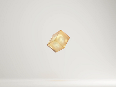 Glass and Gravity 3d 3d art animation c4d cinema4d cube design drop glass motion orange