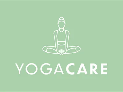 YOGA CARE branding design flat icon icons logo logo design logo designer logo maker logodesign welness welness logo yoga yoga logo yoga pose
