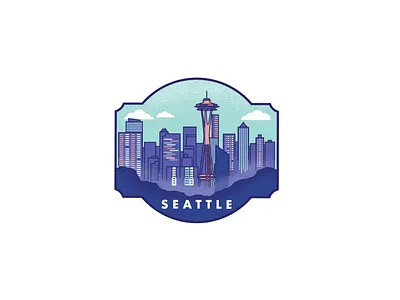 Seattle Beanie Badge design badge beanie illustration merch seattle