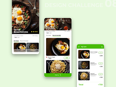 Mobile application for Food delivery app delivery delivery app design flat food restaurant ui ui ux ui design ux uxdesign