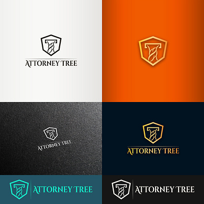 Attorney Tree Logo attorney branding design flat graphic design illustration illustrator logo logo design logodesign logotype minimal photoshop photoshop art typography vector website