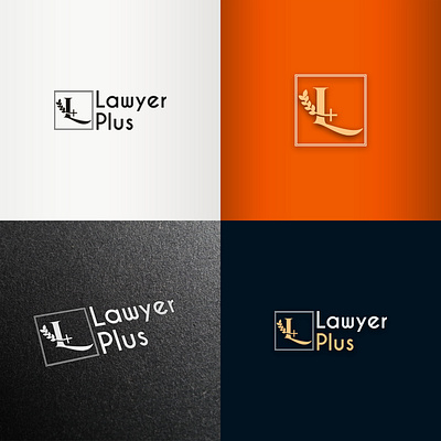 LawyerPlus Attorney Logo attorney law branding design flat graphic design illustration illustrator law firm lawyer logo minimal photoshop vector