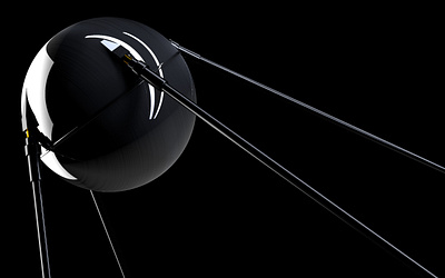 sputnik 3d cinema4d illustration russia satellite space