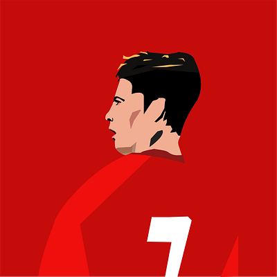 Cristiano Ronaldo Illustration cr7 cristiano cristiano ronaldo epl football football art football illustration illustration illustrator illustrator art manchester united premier league real madrid ronaldo ronaldo illustration