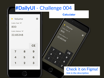 Calculator app dailyui design mobile ui