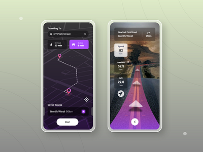 GPS Navigation App adobe xd app app design application car figma google map gps gps navigation gps tracking map map navigation new design street map trending trendy ui design ui ux trend visual design