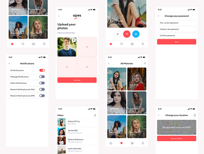 Dating App UI Kit 36 screen dating app apes dating app ui kit bella bella agency bella agency llc bella store dating app concept dating app design dating app idea dating app ui kit dating app ui kit with matches dating app user interface dating app user interface kit ready to go dating app ui kit