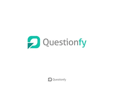 Questionfy - Logo Design app icon brand identity branding dashboard feedback forms graph green icon lettermark logo logo design logomark q letter logo question logo questionfy recruitment survey surveys typography