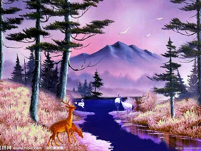 旅游推荐 illustration