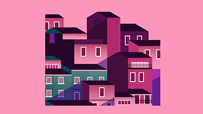 city illustration practice city design illustration vector