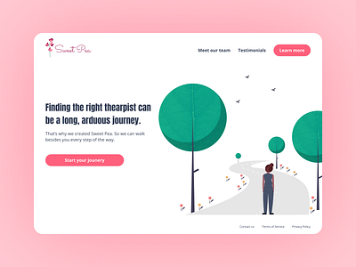 Daily UI - Day 003 dailyui design figma illustration landing page ui