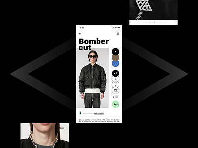 App commerce - Danish company app black brazil design product ui white
