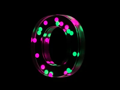 3d matte glass letter 3d 3d art cinema4d design illustration