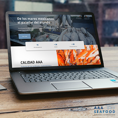 AAA Seafood branding branding design design logo logodesign logotype mercadotecnia web web design