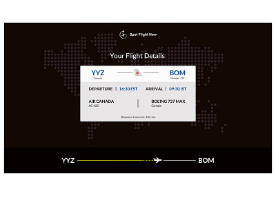 Spot Flight flight flight search flightracker uidesign webdesign