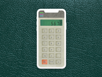 calculator - dailyUI 4 calculator dailyui retrowave vintage