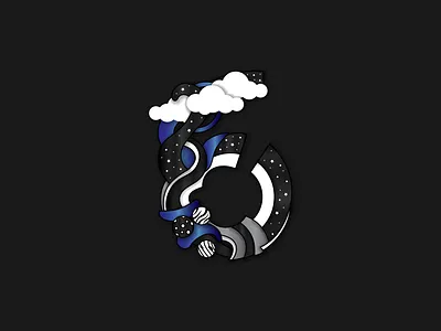 Sixth Sense 2d 36daysoftype 36daysoftype06 3d abstract abstract design artwork digital artist illustration illustrator logo vector