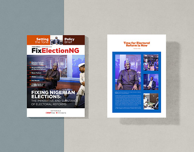 FixElection Magazine branding design editorial design magazine design typography