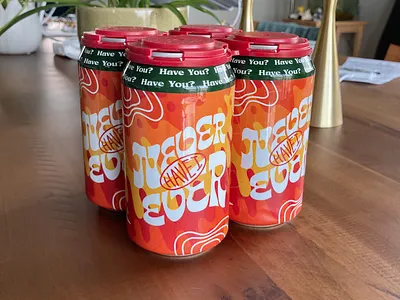 Never Have I Ever Blonde Ale beer beer branding beer can beer label design graphic design handlettering illustration