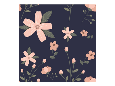 Seamless flower background art background design digital digitalart drawing floral flowers illustration pattern seamless seamlesswallpaper surface art wallpaper