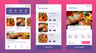 Food Order ui ux