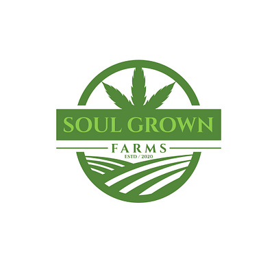 SOUL GROWN FARMS LOGO branding business cards business logo company brand logo company logo design illustration logodesign typography vector