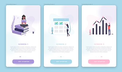 Onboarding Screen android design design ui ux