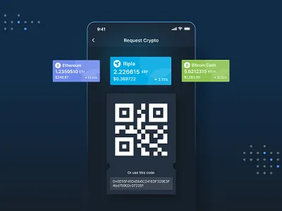 Request Ctypto address crypto wallet cryptocurrency qrcode request crypto