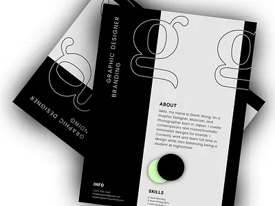 Brand Update Resume brand branding design designer graphicdesign logo logos minimalist minimalistic mono