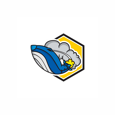 BLUE WHALE ROCKET 2 abstract animal art artwork bird blue cartoon cloud fish flying food heart icon illustration isolated love sea sky symbol vector