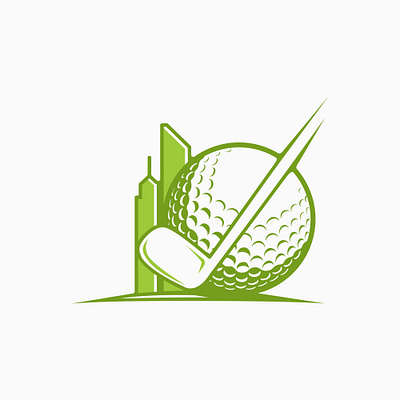 GOLF LOGO ball circle closeup club competition equipment game golf golf ball golf ball golfball golfing isolated leisure object recreation round sphere sport white