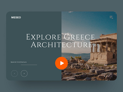 Meseo 2 design minimal type typography ui ux web website