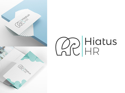 30 days logo challenge day 26 - Hiatus HR 30dayslogochallenge dailylogochallenge design illustrator logo logochallenge logoconcept logocore logodesign minimal