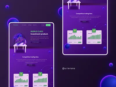 Thincoins - Crypto landing page bitcoin bitcoin services bitcoins crypto landing page landing page ui uiux