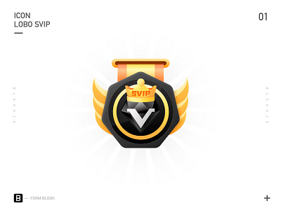 SVIP ICON design icon illustration