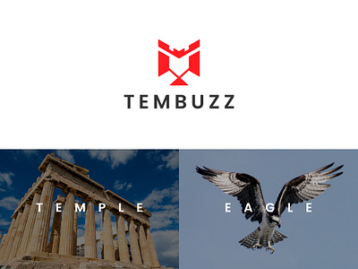 TemBuzz Sports Logo Concept best logo designer branding champion logo creative logo cricket eagle falcon football league logo logo concept logo inspiration minimalist modern logo professional logo soccer sport logo temple trophy unique logo