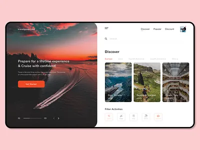 Filtering Travel UI/UX concept app card ui clean concept concept design dribbble filter travel ui ui design uidesign uiux uxdesign webdesign
