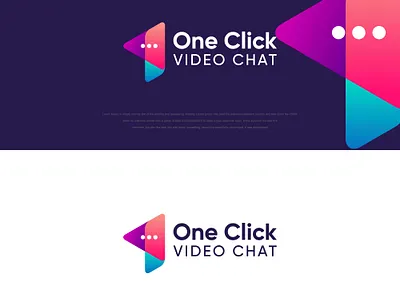 Video chat branding brand design branding chat graphicdesigner icon identity logo logos symbol video chat