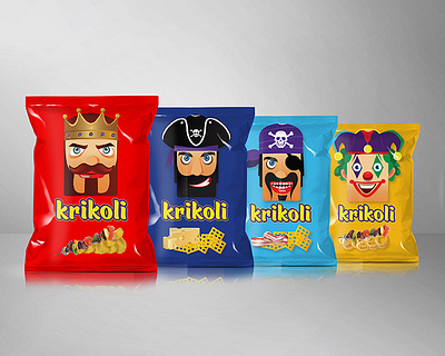 krikoli chips brand branding creative illustration logo logodesign logodesigner logotype package package design packagedesign