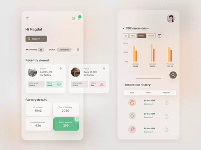 Digital Factory Passport concept design figma product design ui ux