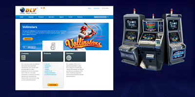 DLV – DEVELOPED MULTILINGUAL CMS DRIVEN WEB, GAMES CATALOGUE. arnimedia cms identity theme website website concept